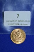 1931 Gold Full Sovereign 7.9g
