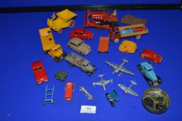 Dinky Diecast Bulldozer, Planes, Cars, etc.