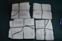 Four Damask Tablecloths (assorted sizes)