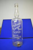 Sandersons “Mountain Dew” Scotch Whiskey Bar Dispensing Bottle 70cm