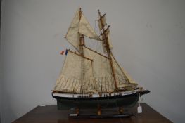 Wooden Model Ship “The Recouverent”