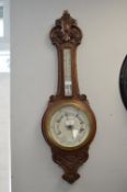 Aneroid Banjo Barometer by Robert Curtis & Son of Hull