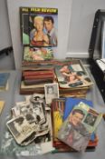 Vintage Movie Star Photographs Including Some Signed, plus Film Star Magazines and Annuals