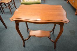 Edwardian Two Tier Occasional Table