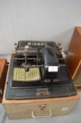 Mignon Manual Typewriter Manufactured in Berlin