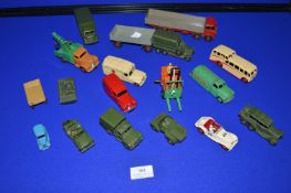 Dinky Diecast Military Trucks, Vans, and Wagons, etc.