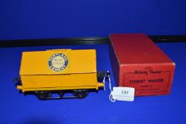 Hornby O Gauge Blue Circle Cement Wagon