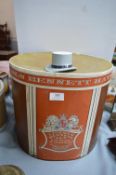 Lincoln Bennet Advertising Miniature Pottery Top Hat, and a Full Size Hat Box
