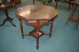 Victorian Mahogany Octagonal Two Tier Occasional T