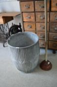 Galvanised Dolly Tub and Posher