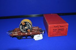 Hornby O Gauge LMS Flat Truck with Cable Drum