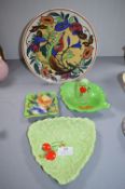 Carlton Ware, Maling, and Doulton Dishes, etc.