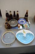 Vintage Pub Memorabilia Including Bottled Beers, Ashtrays, Advertising Items, etc.
