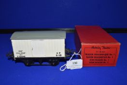 Hornby O Gauge No.1 Refrigerator Van