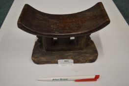 Ashanti Carved Wooden Head Rest