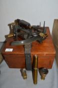 Ship’s Sextant with Case and Accessories