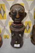 Carved Wooden Tribal Fertility Figure