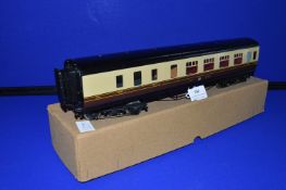 BFD Exley Moodex O Gauge Great Western Carriage