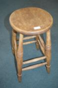 Turned Beechwood Stool