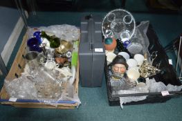 Decorative Items, Pottery, Glass, and Electric Dri