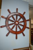 Reproduction Oak Ships Wheel