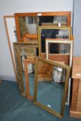 Quantity of Framed Mirrors and Prints