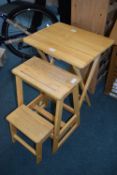 Folding Stepstool and Table