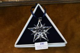 Swarovski Crystal Christmas Ornament 2001