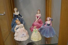Royal Doulton and Coalport Figurines