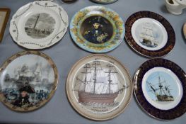 Six Lord Nelson Decorative Plates
