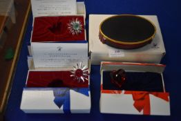 Three Swarovski Crystal Collectors Society Ornamen