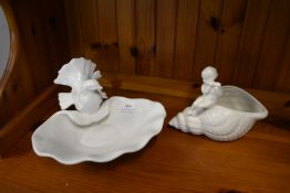 Pottery Dove Dish etc.