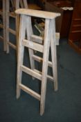 Decorative Lime Washed Step Ladder