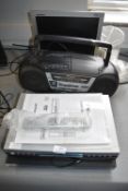Pacific DVD Player, Panasonic Portable Cassette Pl