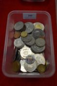 Assorted UK Coinage Including Enameled Victoria