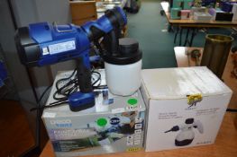 Deco Paint Spray System and a Steam Cleaner