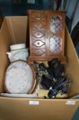 Jewellery Box, Pottery Items, Books, etc.
