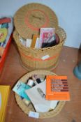 Sewing Basket and Contents