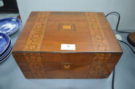 Victorian Parquetry Work Box/Writing Slope