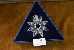 Swarovski Crystal Christmas Ornament 2003