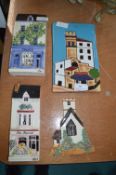 Four Pottery Wall Plaques