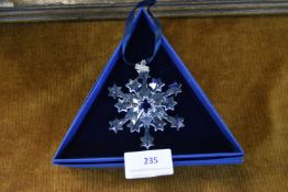 Swarovski Crystal Christmas Ornament 2004