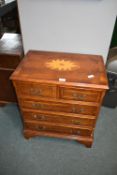 Five Drawer Chest with Inlay Effect