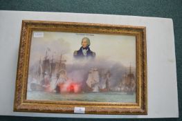 Battle of Trafalgar Illuminated Action Battle Scen