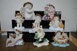 Eight Dreamsicle Figurines