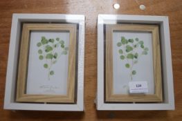 Two Double Sided Photo Frames