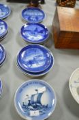 Ten Assorted Royal Copenhagen Wall Plates