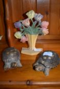 Two Tortoises and a Cast Iron Door Stop