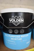*15x 10kg Tubs of Volden All Purpose Repair Mortar (past expiry date)