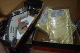 Cordless Shears and Aramid Fibre Cloth